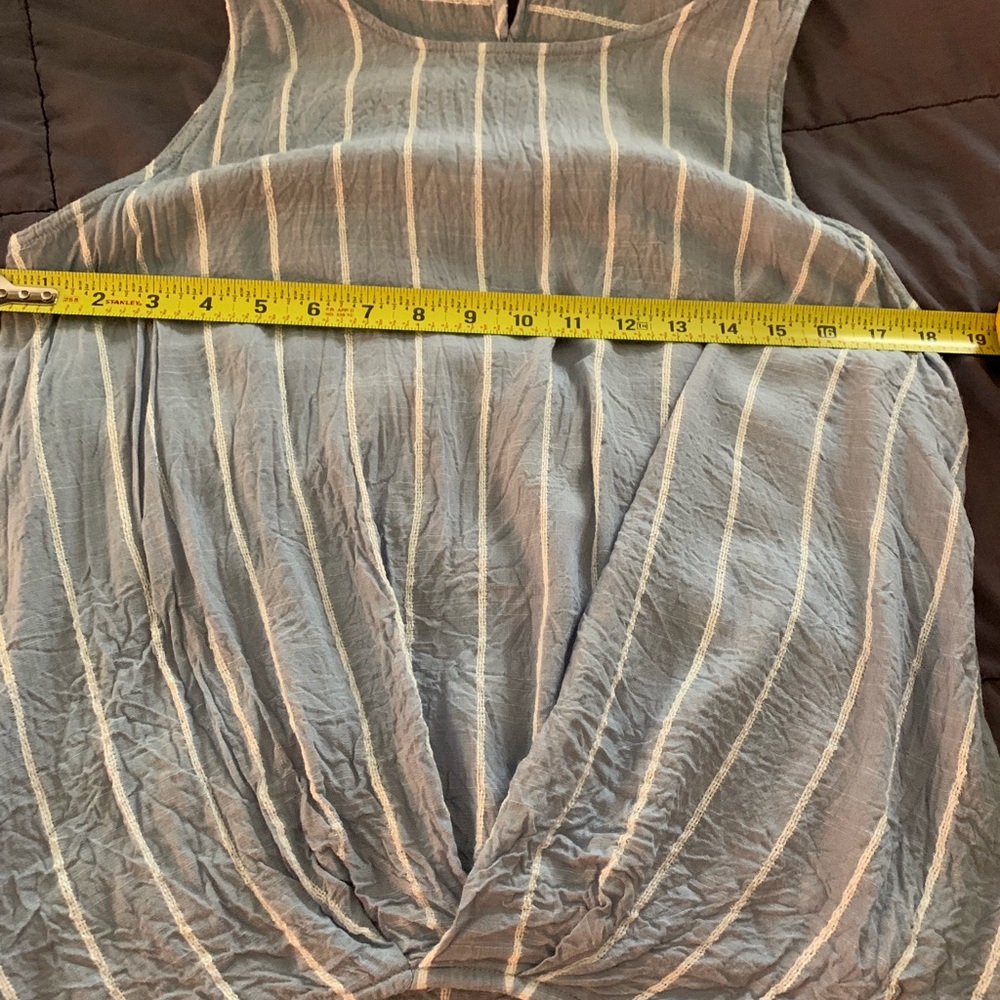 Hi/Low Striped Tank - Picture 3 of 4
